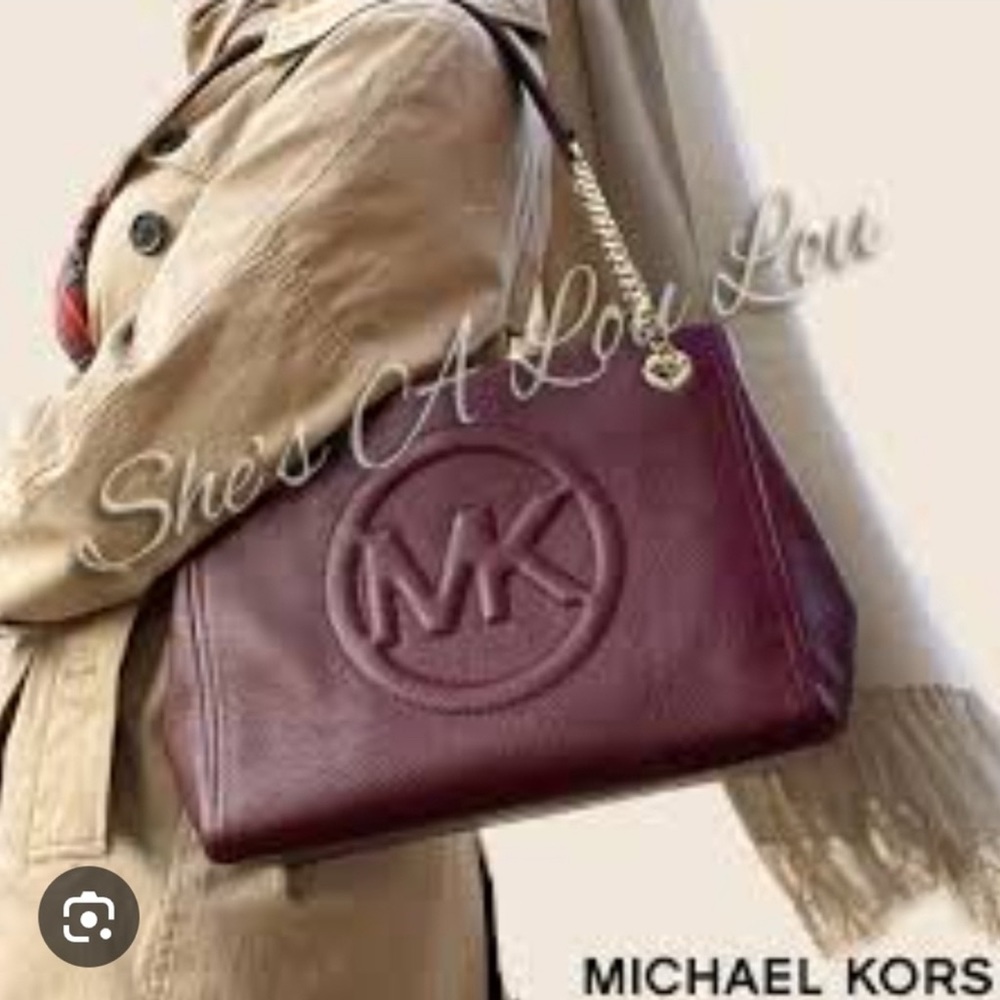 Michael Kors Dark Red Shoulder Bag